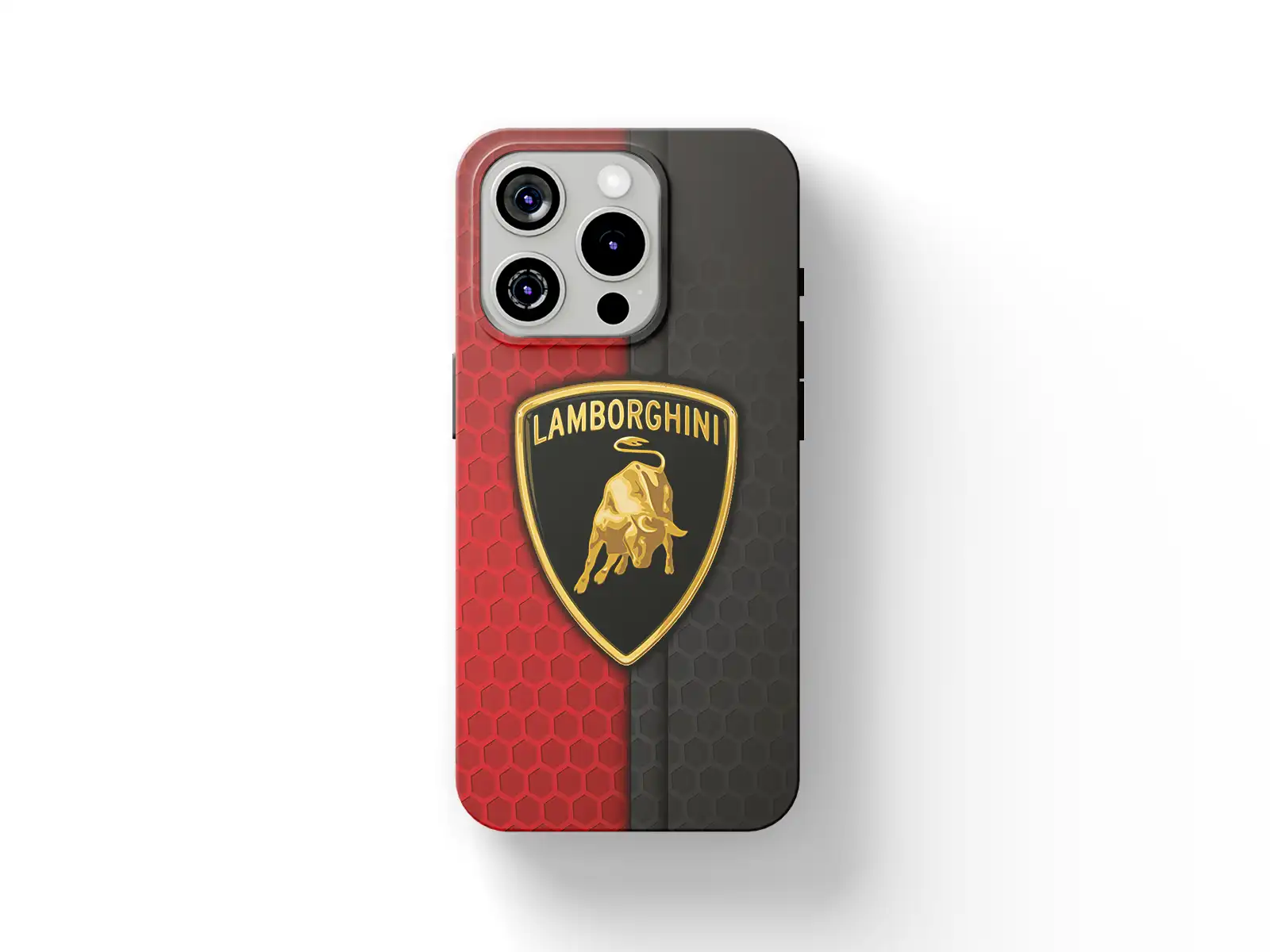 Lamborghini Custodia Silicone Telefono Look Standard